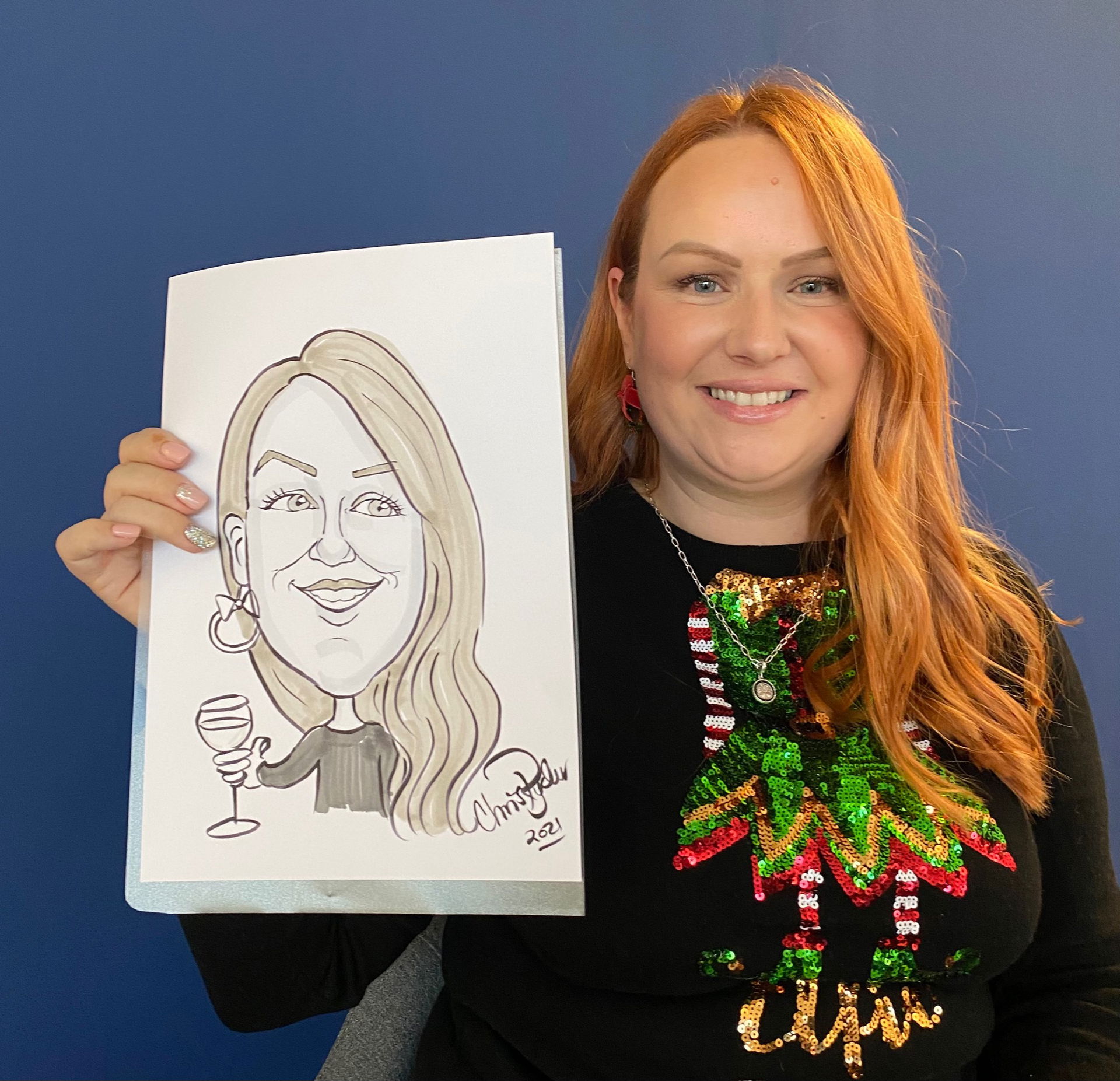 C R Caricatures Caricaturist Review Corporate Event Derbyshire