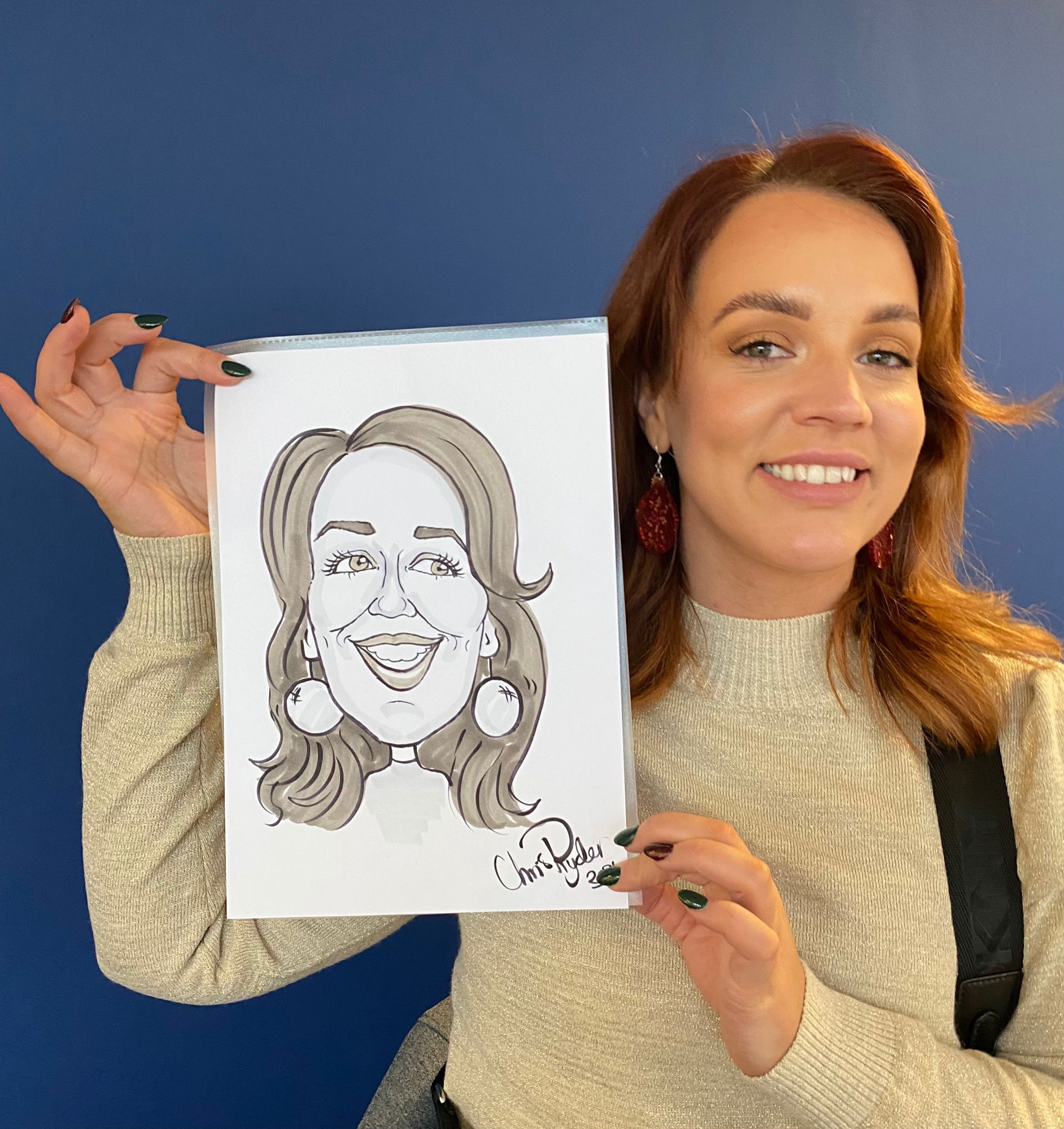 C R Caricatures Caricaturist Review Corporate Event Derbyshire