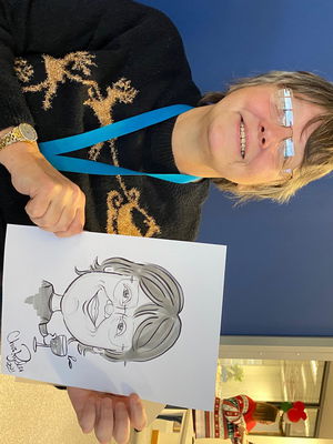 Event C R Caricatures Caricaturist Telford, Shropshire