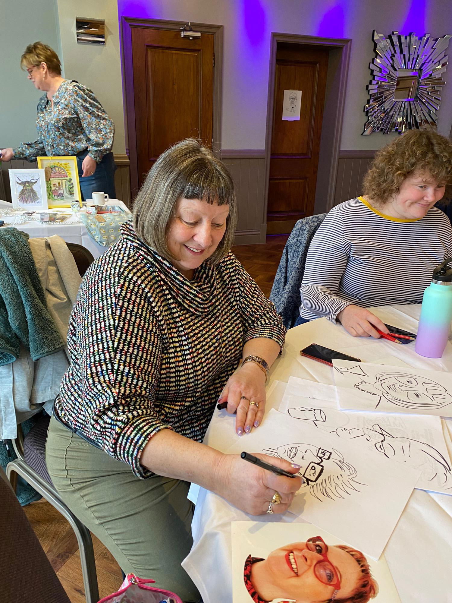 Caricature Workshop Team Building Review Private Party Staffordshire