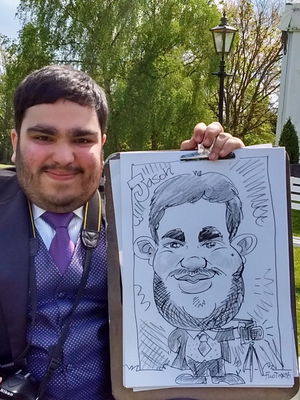 Event Francesco Caricatures Caricaturist London