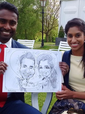 Event Francesco Caricatures Caricaturist London