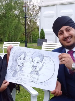 Event Francesco Caricatures Caricaturist London