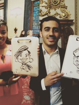Event Draw A Crowd Caricatures Caricaturist London
