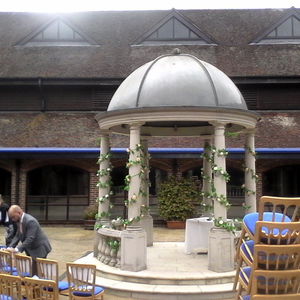 Just a glimpse of the castle from the high street