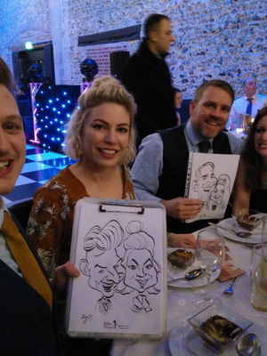 Event Draw A Crowd Caricatures Caricaturist London