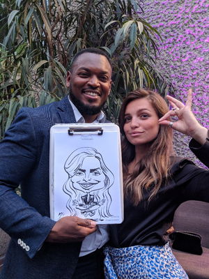 Event Draw A Crowd Caricatures Caricaturist London