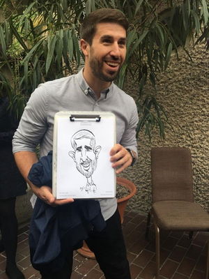 Event Draw A Crowd Caricatures Caricaturist London