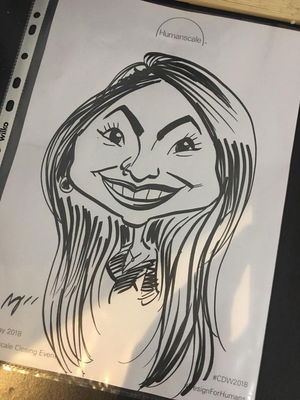 Event Draw A Crowd Caricatures Caricaturist London
