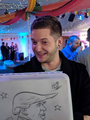 Event Draw A Crowd Caricatures Caricaturist London
