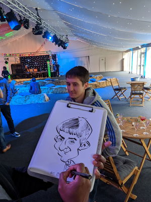 Event Draw A Crowd Caricatures Caricaturist London