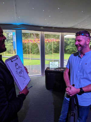 Event Draw A Crowd Caricatures Caricaturist London