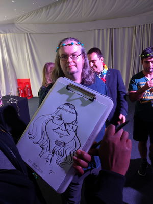 Event Draw A Crowd Caricatures Caricaturist London