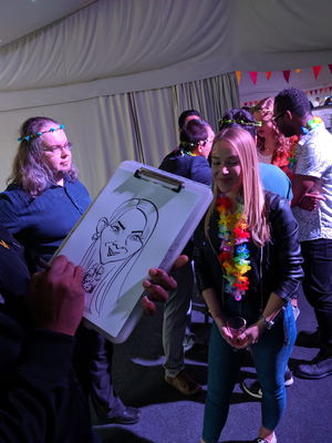 Event Draw A Crowd Caricatures Caricaturist London