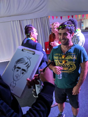 Event Draw A Crowd Caricatures Caricaturist London