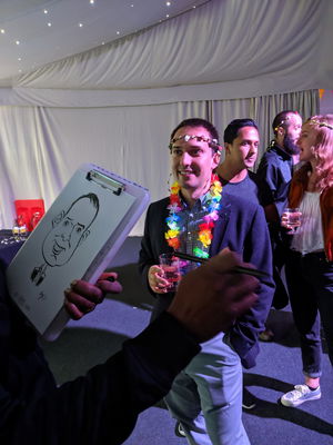 Event Draw A Crowd Caricatures Caricaturist London