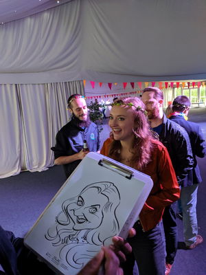 Event Draw A Crowd Caricatures Caricaturist London
