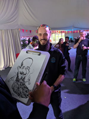 Event Draw A Crowd Caricatures Caricaturist London