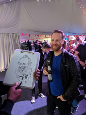 Event Draw A Crowd Caricatures Caricaturist London