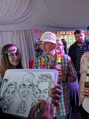 Event Draw A Crowd Caricatures Caricaturist London