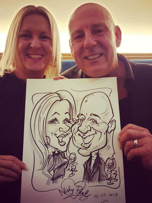 Event Francesco Caricatures Caricaturist London