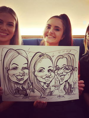 Event Francesco Caricatures Caricaturist London