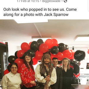 Captain Sparrow Lookalike Lookalike Corporate Event Bedfordshire