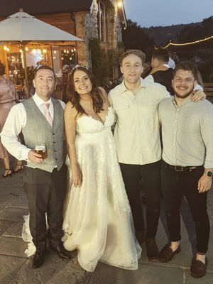 Wedding in Wrexham on 28 August 2021