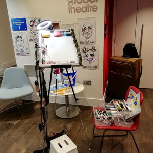 The Super Caricaturist Caricaturist Charity Event London