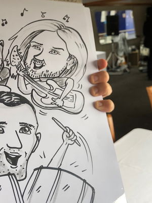 Event Caricaturist Edward Caricaturist London
