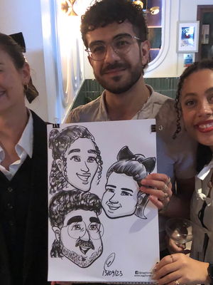 Event Caricaturist Edward Caricaturist London