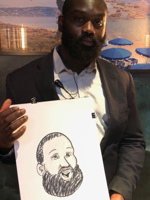 Event Caricaturist Edward Caricaturist London