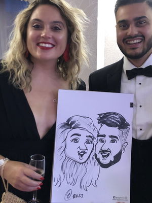 Event Caricaturist Edward Caricaturist London