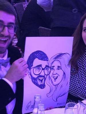 Event Caricaturist Edward Caricaturist London