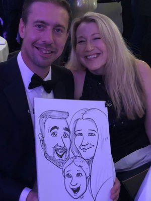 Event Caricaturist Edward Caricaturist London