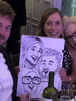 Event Caricaturist Edward Caricaturist London