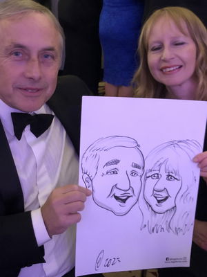 Event Caricaturist Edward Caricaturist London