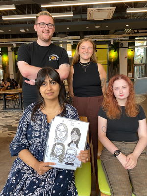 Event C R Caricatures Caricaturist Telford, Shropshire