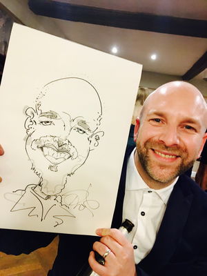 Event Pauls Caricatures Caricaturist Kent