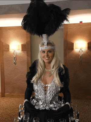 Event Champagne Dress Street Performer East Yorkshire