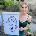 Jocelyn C booked Spot On Caricatures for their wedding in Derbyshire Spot On Caricatures Caricaturist Review Wedding Derbyshire