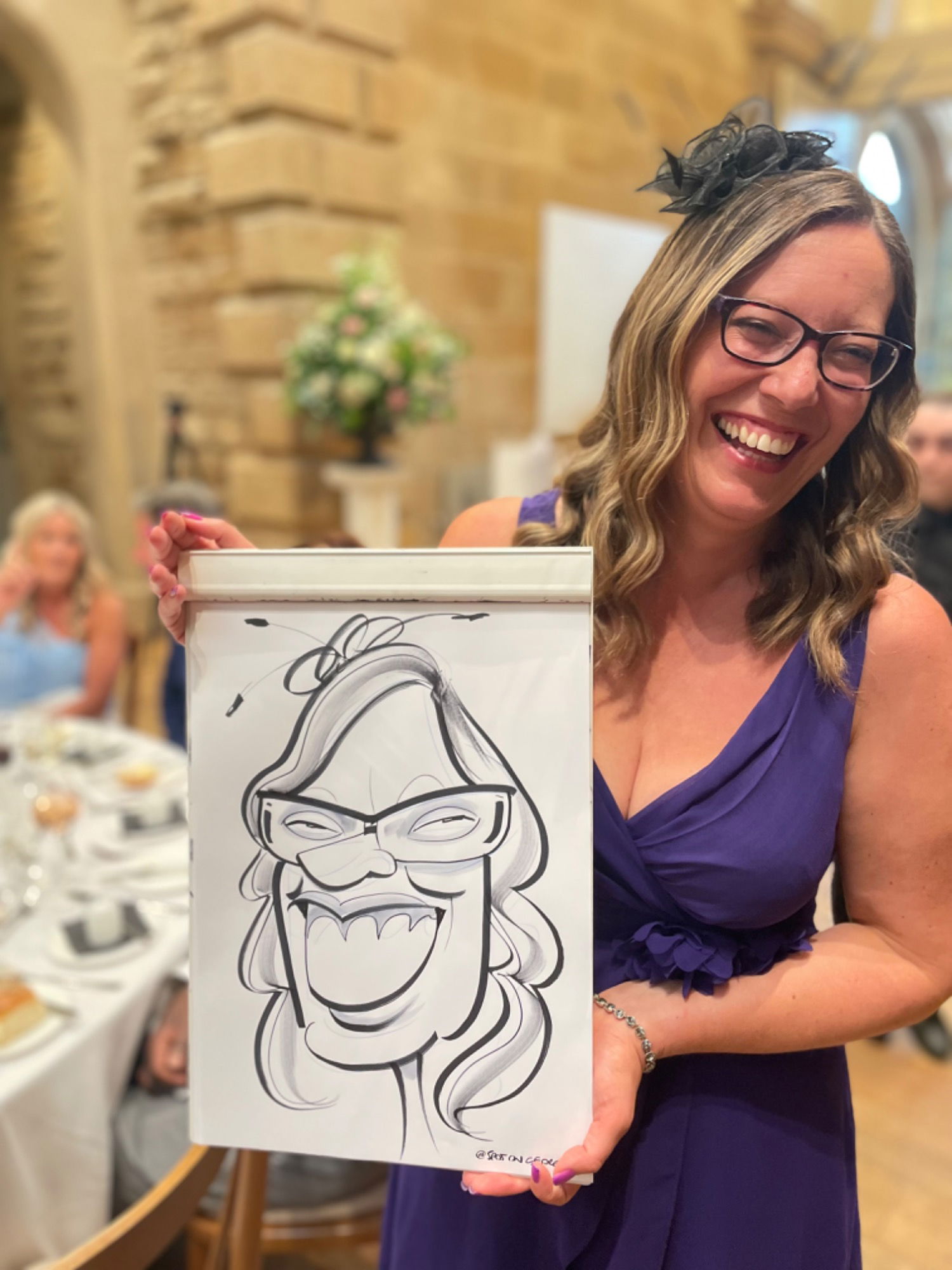 Spot On Caricatures Caricaturist Review Wedding Derbyshire