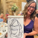 Julia A booked Spot On Caricatures for their wedding in Derbyshire Spot On Caricatures Caricaturist Review Wedding Derbyshire