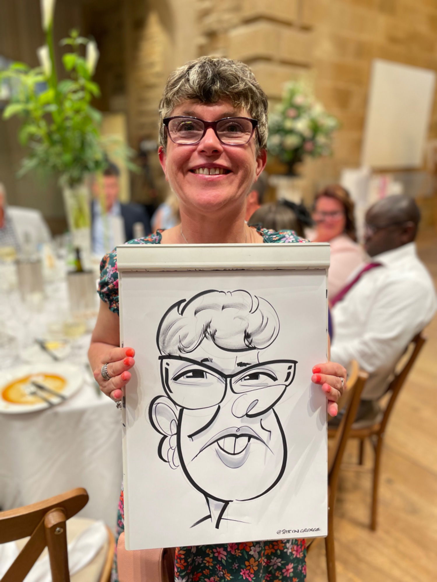 Spot On Caricatures Caricaturist Review Wedding Derbyshire