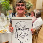 Julia A booked Spot On Caricatures for their wedding in Derbyshire Spot On Caricatures Caricaturist Review Wedding Derbyshire