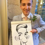 Julia A booked Spot On Caricatures for their wedding in Derbyshire Spot On Caricatures Caricaturist Review Wedding Derbyshire