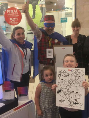 Event Neil Thomson Caricaturist Scotland