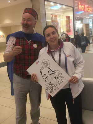 Event Neil Thomson Caricaturist Scotland