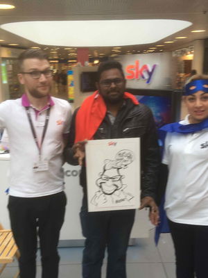 Event Neil Thomson Caricaturist Scotland