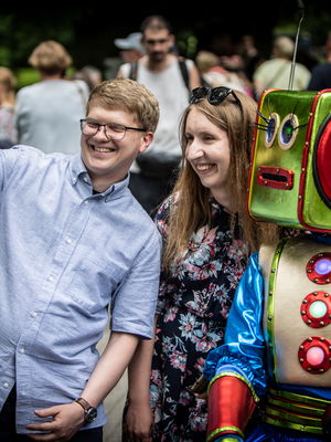 Event Lady Robot Costume Character London